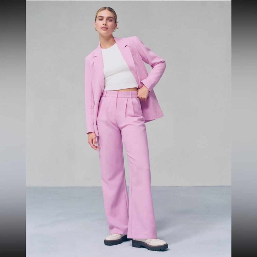 Abercrombie & Fitch Sloane Tailored Wide Leg Pants